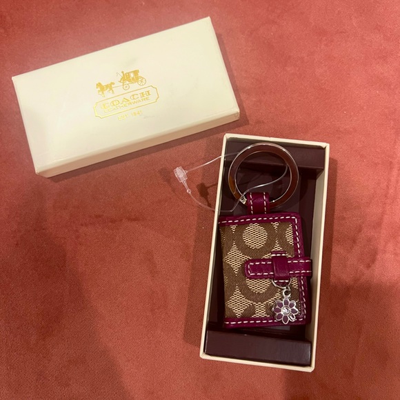 Coach Accessories - New With Box Coach Photo Keychain